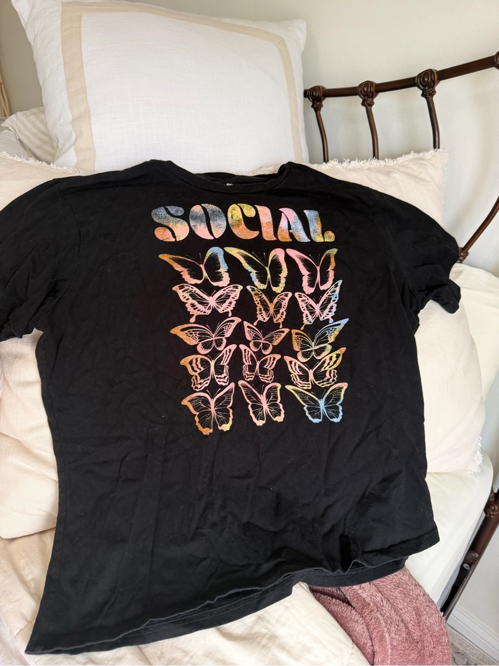 bp Black Basic Crewneck Tee